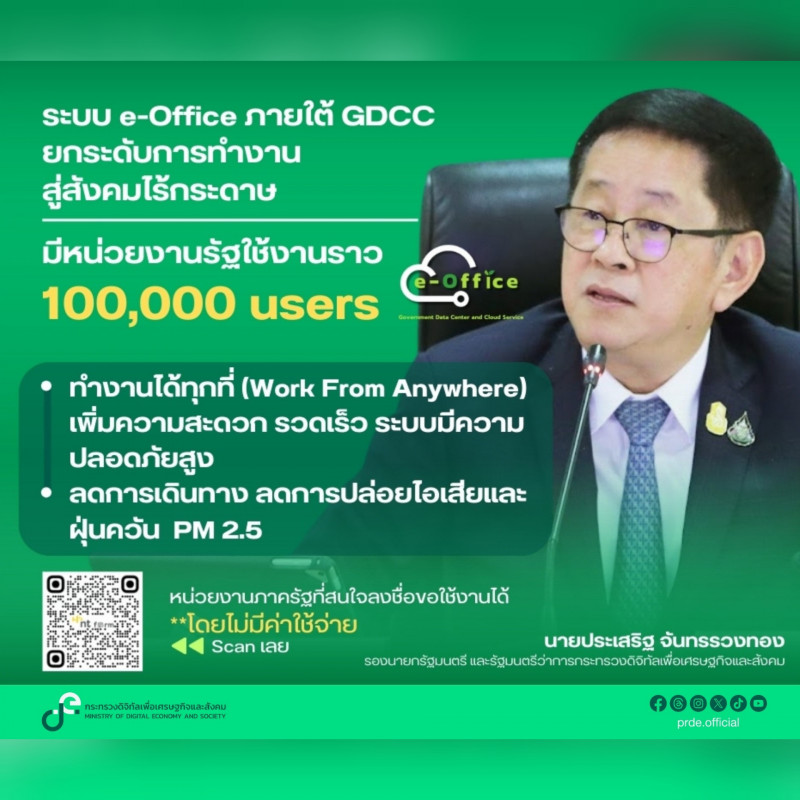 รองนายกฯ ประเสริฐ ชวนหน่วยงานร